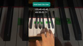 James bay hold back the river tutorial fácil para piano jamesbay hits pop piano tutorial [upl. by Celine685]