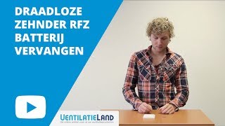 Hoe VERVANG ik een BATTERIJ in de STORK DRAADLOZE BEDIENING  Ventilatielandnl [upl. by Yank]