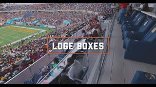 Camping World Stadium Loge Boxes  Florida Citrus Sports [upl. by Leiru]