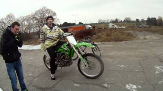 first ride on a 2005 Kawasaki KX250F [upl. by Yrogiarc]