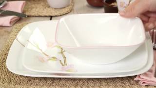 Corelle  Cherry Blossom 16 Piece Dinnerware Set [upl. by Ojadnama352]