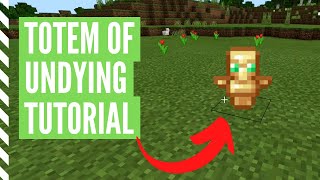 How To GET And USE The TOTEM OF UNDYING In Minecraft 116 Tutorial [upl. by Jacoba530]