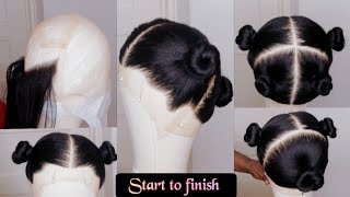 Diy Full Lace Wig From Start To Finish Beginners Friendly Detailed [upl. by Frentz]