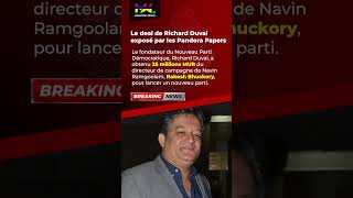 Le deal de Richard Duval exposé par les Pandora Papers [upl. by Clemente]