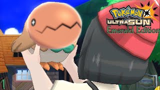 A Trapinch Named Rowlet  Pokemon Ultra Sun Emerald Ep 1 [upl. by Gagliano484]