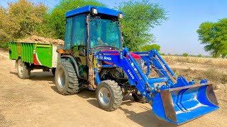 Solis 24 Mini Tractor Trolley Video [upl. by Anneehs]