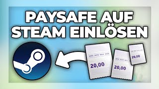 Paysafecard auf Steam einlösen amp Guthaben hinzufügen  Tutorial [upl. by Htebazil]