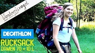 DECATHLON Forclaz Trek 900 7010 Liter Trekkingrucksack  Wanderrucksack für Damen Review  Bericht [upl. by Niliak]