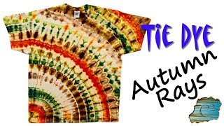 How to Tie Dye Autumn Rays Ice Dye [upl. by Naej]