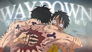 One Piece AMV  WAY DOWN WE GO  30k [upl. by Abbey]