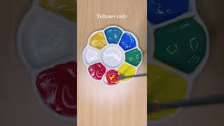 Palette color mixing colormixingasmr satisfyingcolormixingshorts [upl. by Ahsiled]