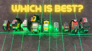 Green Laser Level Comparison [upl. by Novoj136]