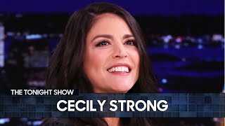 Cecily Strong Cant Stop Outdoing Her SNL Impression of Jeanine Pirro  The Tonight Show [upl. by Pierrepont]