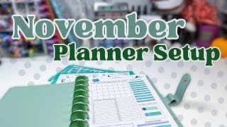 Frankenplanner Setup November 2024 Daily Grind Planner [upl. by Attennek989]