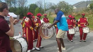 Shaq and Tuskegee University Marching Crimson Pipers Jam Session [upl. by Eileek339]