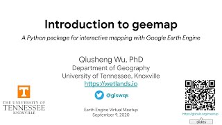 Earth Engine Virtual Meetup  Introduction to geemap and the Earth Engine Python API [upl. by Adaline]