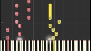 Sherlock Soundtrack Who you really are Piano sheet amp Synthesia [upl. by Anirazc]