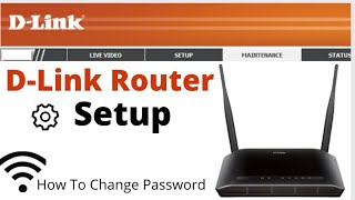 How To Configure DLink ADSL Modem  How To Configure Omantel DLink Adsl Modem Easy Setup [upl. by Kopple]