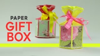 DIY Creative Handmade Gift Packing Ideas  How to Make a Paper Gift Box [upl. by Lorrad]