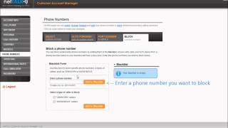 netTALK How to Call Block  Blacklist [upl. by Soisinoid236]