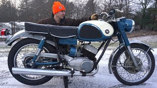 Mint 1966 Motorcycle Found In Old Ladys Basement RARE FIND [upl. by Arriec]