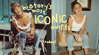 Recreating Iconic Outfits from History 1950s1970s fashion [upl. by Misak282]