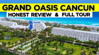 Grand Oasis Cancun All inclusive Resort  Honest Review amp Full Tour 2024 [upl. by Adalia892]