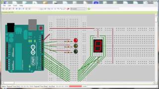 Trafficlight with a timer on Arduino [upl. by Ocimad]