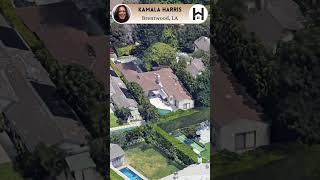 Kamala Harris Brentwood Home realestate kamalaharris celebrityhomes luxuryrealestate [upl. by Hsima]