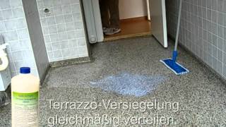 Terrazzo reinigen versiegeln und damit dauerhaft schützen [upl. by Pelagia]