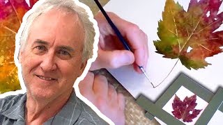 How To Paint a Watercolor Pt1  Beginner Lesson [upl. by Attelrac]