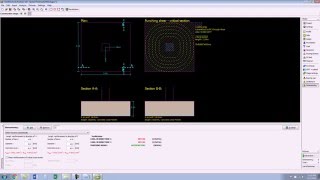 Spread footing calculations using Geo5 19 [upl. by Ettesel]