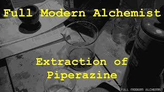 Extraction Of Piperazine [upl. by Hedveh]