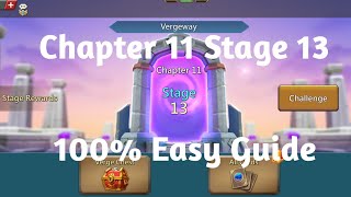 Lords Mobile Vergeway Chapter 11 Stage 13 [upl. by Icat]