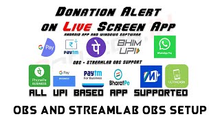 OBS Studio and Streamlab OBS setup  Donation alert App setup  Surya Bhai  DonatesiN [upl. by Maibach]