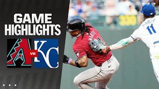 Dbacks vs Royals Game Highlights 72424  MLB Highlights [upl. by Enelhtak]