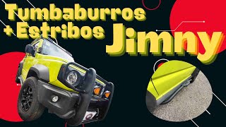 Tumbaburros LED  estribos CSA para Suzuki Jimny [upl. by Greyson]