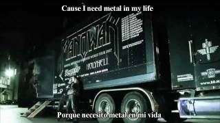 Manowar Die For Metal Subtitulado al Español with Lyrics HD [upl. by Onaireves]