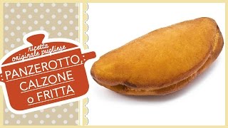 PANZEROTTI PUGLIESI  calzone  fritta  ricetta originale perfetta [upl. by Nwahsak]