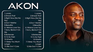 AKON Songs Playlist 2024  The Best Of AKON  Greatest Hits Full Album 2024 Lyrics [upl. by Eiramassenav]