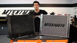 How To Install Mishimoto 1991  1993 Dodge DW250 w 59L Cummins Performance Aluminum Radiator [upl. by Pachton133]