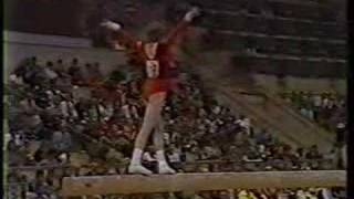 Maxi Gnauck  1980 Olympics EF  Balance Beam [upl. by Erdnaxela]