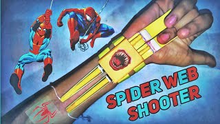 How to make a Spider Web Shooter  using paper Crafts origami [upl. by Gathard]