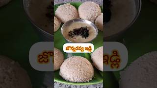 జొన్న ఇడ్లి Jowar Idli recipe in Telugu jonna rava idli healthy breakfast weight loss recipe [upl. by Sivam]