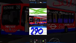 This a Nice  route 290 Metroline bus animation potemer alanbecker kent roblox london shorts [upl. by Sauls]