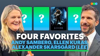 Four Favorites with Andy Samberg Alexander Skarsgård and Ellen Kuras Lee [upl. by Mavra]