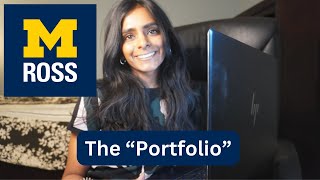 Sharing my Umich Ross Portfolio [upl. by Raines]