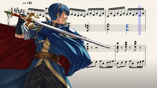 Fire Emblem Fates  Path of the HeroKing sheet music in description [upl. by Dieball710]