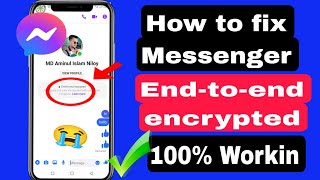 end to end encryption messenger turn off  how to remove end to end encryption in messenger [upl. by Ahsinnek845]