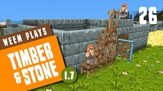 Timber and Stone 17 Gameplay  Barracks  Ep 26 [upl. by Ahsieken762]